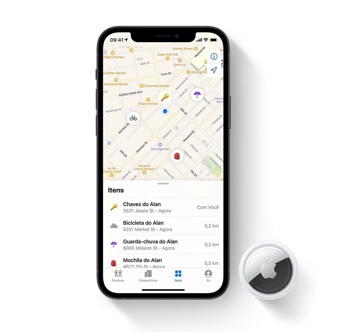 Apple AirTag recebe atualização para afastar stalkers