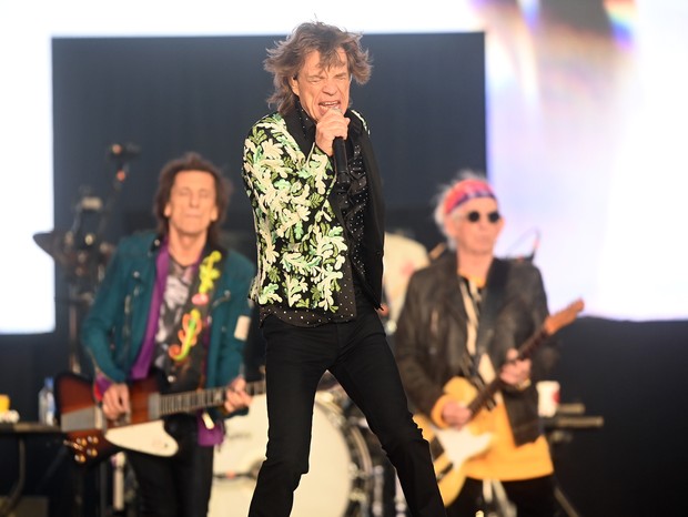 Rolling Stones faz show no  Hyde Park, em Londres (Foto: Getty Images)