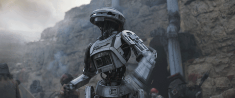 L3-37, de Han Solo: Uma História Star Wars, é uma dróide que luta pelos direitos dos robôs com inteligência artificial (Foto: Reprodução)