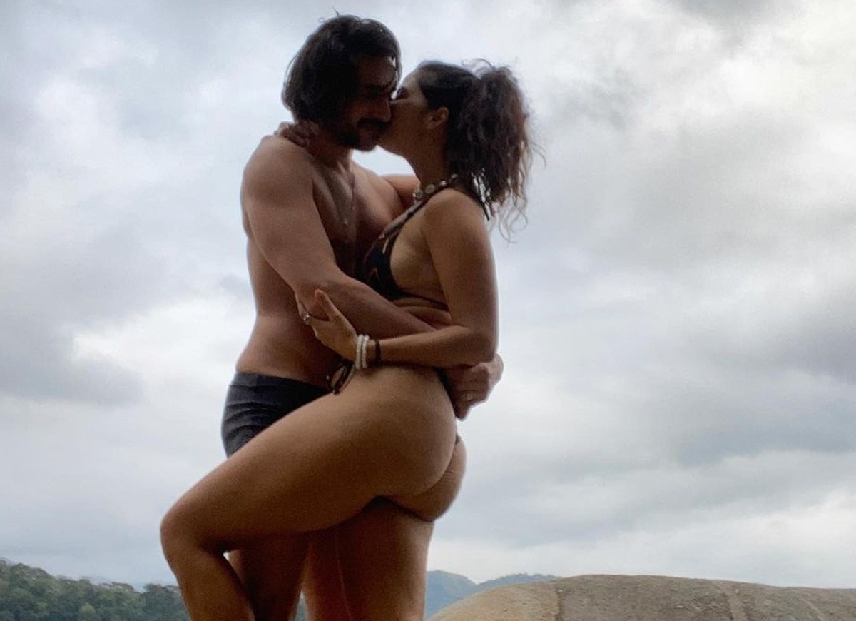 Emanuelle Araujo e Fernando Diniz (Foto: Reprodução/Instagram)