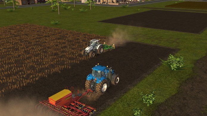Farming Simulator 16 tem mais de 20 marcas de tratores diferentes (Foto: Divulgação / Giants Software)