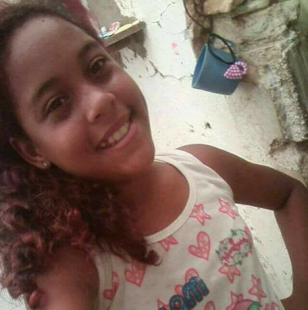 Iasmin Lorena tinha 12 anos â€” Foto: Arquivo da FamÃ­lia/cedida