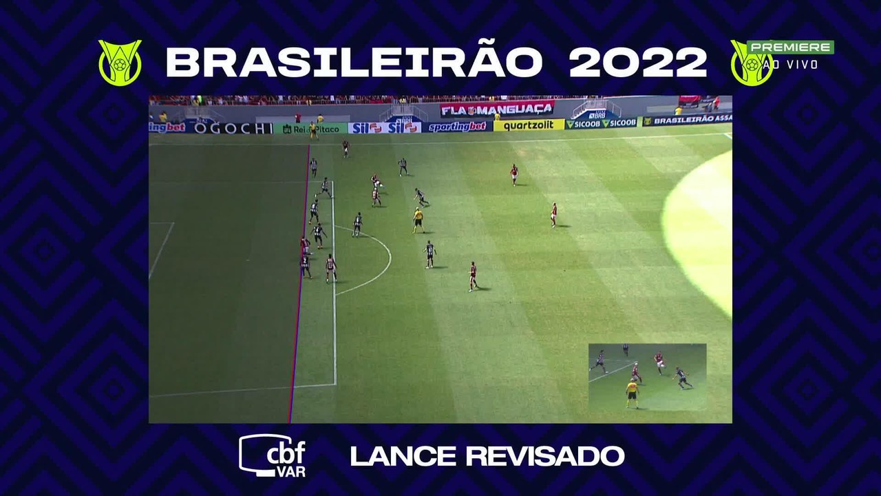 Na Central do Apito, PC Oliveira mostra linha do VAR em marcação de impedimento do gol do Flamengo