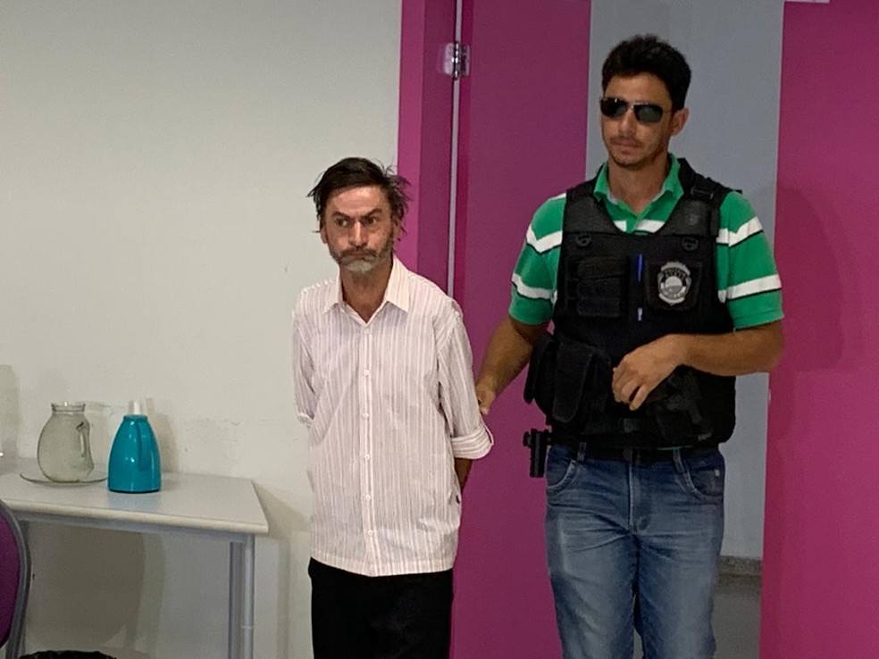Homem confessou ficar com corpo da merendeira durante 35 horas na casa dele, diz polícia em MS — Foto: Fábio Rodrigues/TV Morena