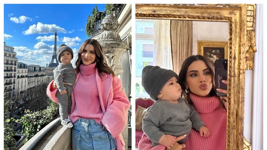 Camila Coelho leva filho para Paris pela primeira vez e compartilha cliques