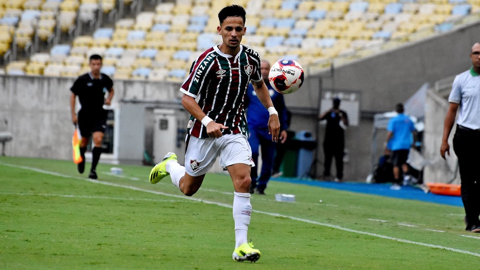Gabriel Teixeira, meia do Fluminense — Foto: Mailson Santana FFC