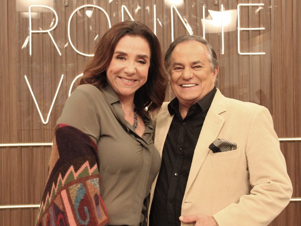 Marisa Orth e Ronnie Von (Foto: Divulgação/RedeTV!)