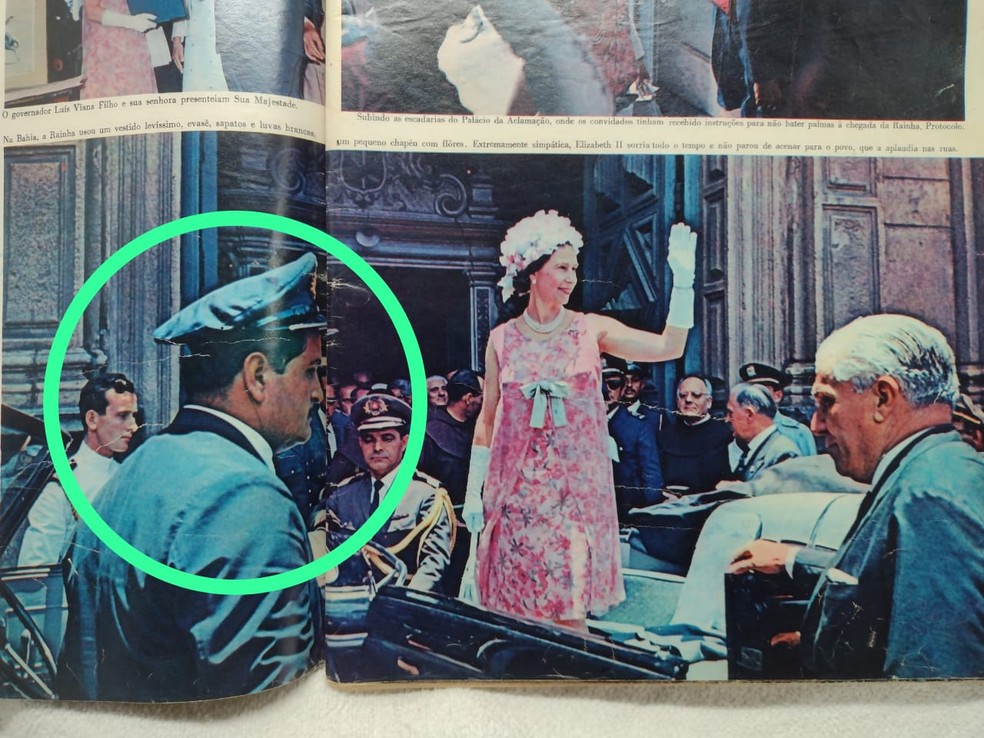 Rainha Elizabeth II tinha 42 anos quando visitou o Brasil — Foto: Daniel Cestari/Arquivo Pessoal