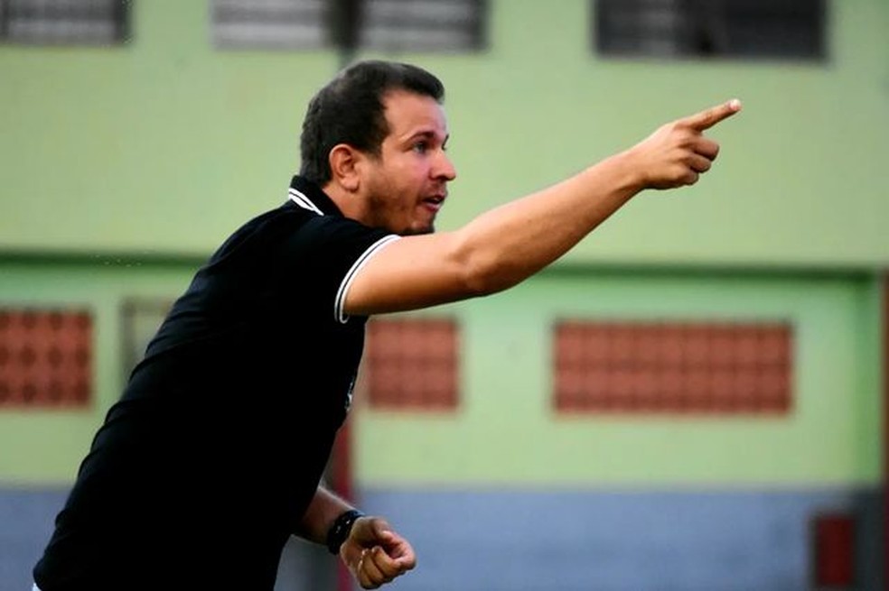 Bruno Monteiro, técnico do Rio Branco-AC — Foto: Arquivo pessoal/Manoel Façanha
