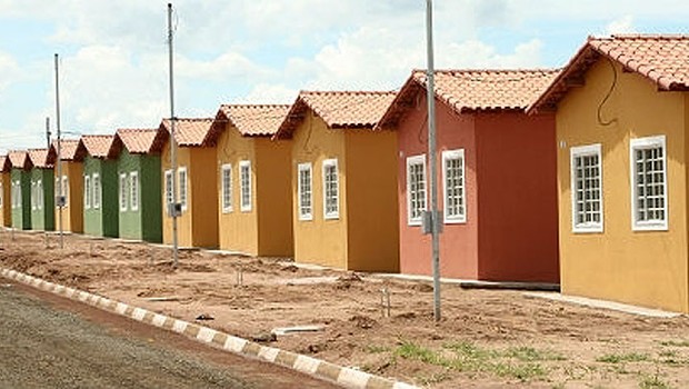 Casas construídas pelo programa Minha Casa, Minha Vida (Foto: Divulgação)