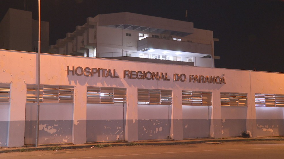 Fachada do Hospital Regional do Paranoá, no DF — Foto: Reprodução/TV Globo