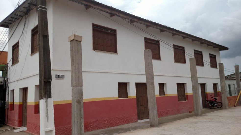 MinistÃ©rio PÃºblico investiga irregularidade em obra de garagem do Corpo de Bombeiros em FeijÃ³ (Foto: DivulgaÃ§Ã£o/Corpo de Bombeiros)