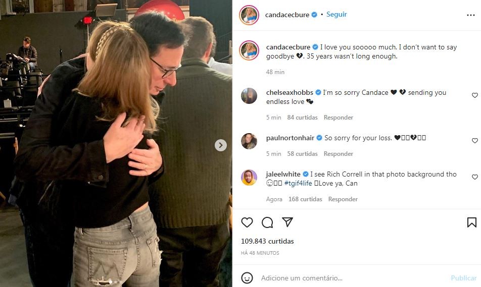 Candace Cameron lamentou a morte de Bob Saget no Instagram (Foto: Reprodução /  Instagram)