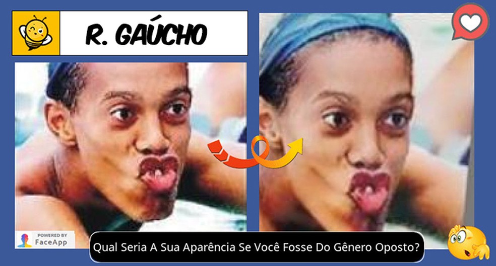 Ronaldinho Gaúcho (Foto: Reprodução Kueez)