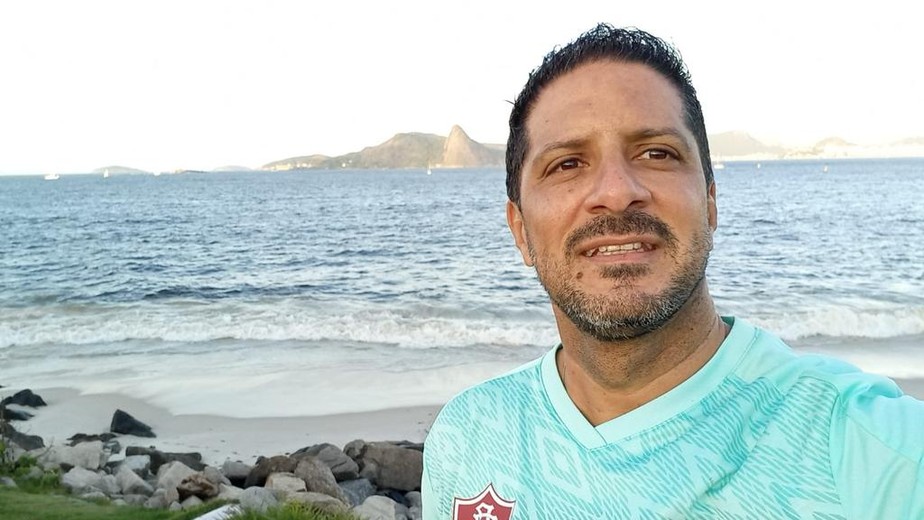 O policial civil Marcos André de Oliveira dos Santos: acusado de bater na companheira
