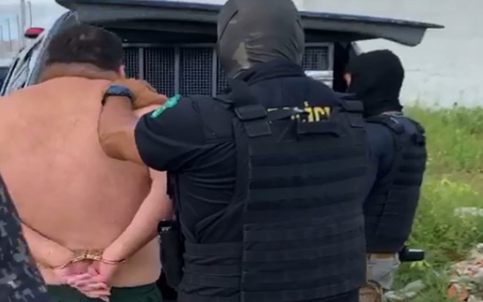 Suspeito de integrar organização criminosa no Ceará foi preso em Sergipe — Foto: SSP/SE/Divulgação