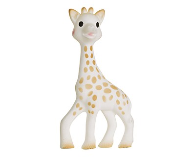 Sophie La Girafe Tradicional na Europa, ela tem 55 anos de existência, mas só chegou agora ao Brasil. A girafa de 18 cm de altura foi criada na França e é fabricada em látex. Ideal para morder na fase de nascimento dos dentes. As patas e o pescoço longos facilitam a manipulação dos bebês. R$ 269, da Vulli para Oásis Importadora.