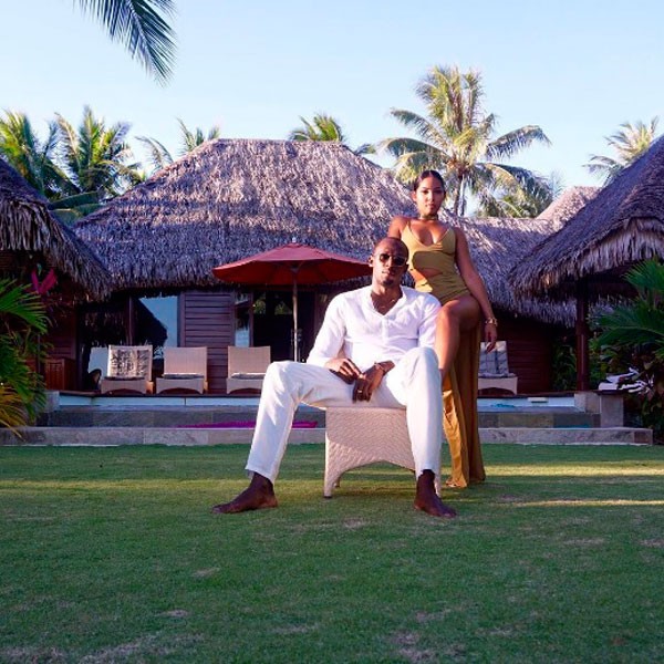 Usain Bolt e Kasi Bennett: férias em Bora Bora (Foto: Instagram)