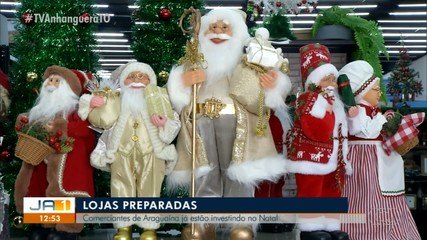 Comerciantes de Araguaína já estão investindo nas decorações de Natal