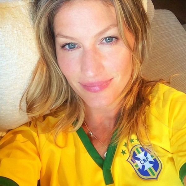 Gisele ansiosa para o início do jogo da Seleção Brasileira (Foto: Reprodução/Instagram)
