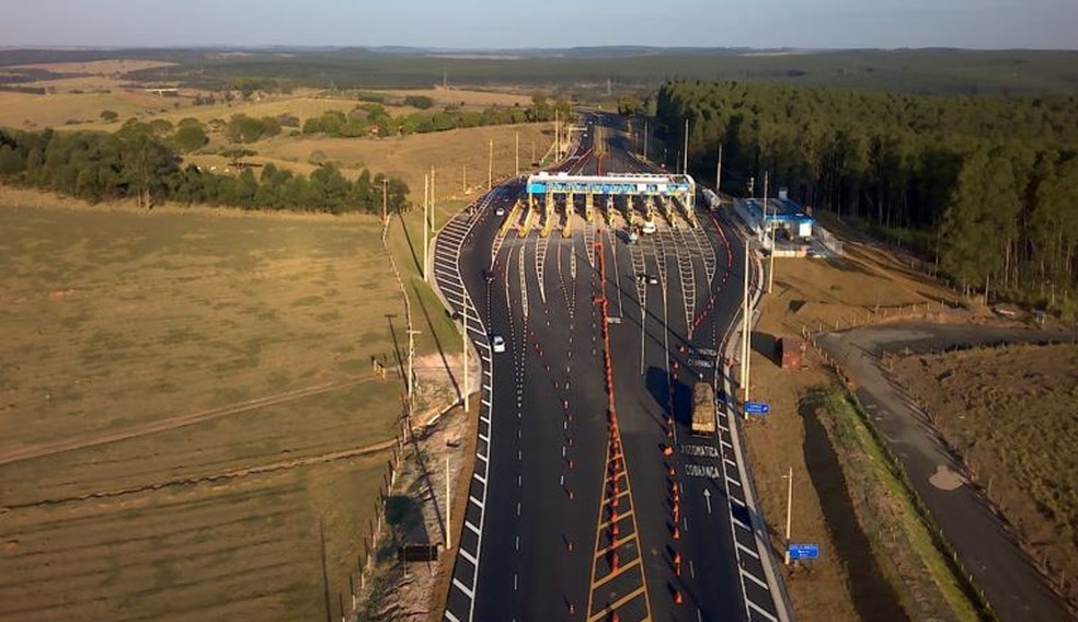 Praças de pedágio em Piracicaba e São Pedro começaram a funcionar em 2021 — Foto: Eixo SP/Divulgação