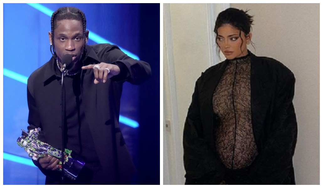 O rapper Travis Scott esqueceu de citar Kylie Jenner em seu discurso no VMA 2021 (Foto: Getty Images/Instagram)
