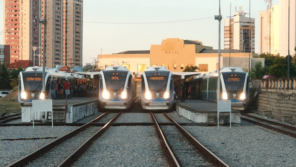 Trens urbanos retomam 100% das viagens na Grande Natal a partir desta terça-feira (28) — Foto: Divulgação