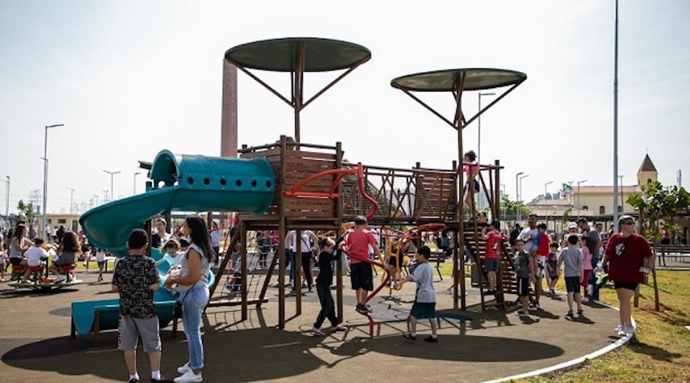 Parque Província de Treviso — Foto: Prefeitura de São Caetano do Sul/ Divulgação