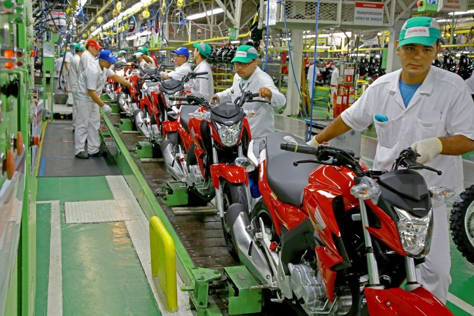 Fábrica da Honda em Manaus (AM)