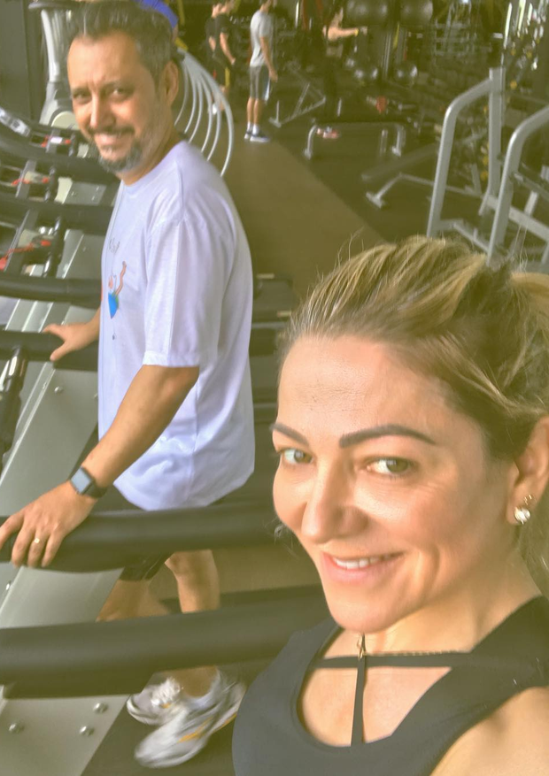 Karina Lucco incentiva marido a entrar na vida fitness (Foto: Reprodução/Instagram)