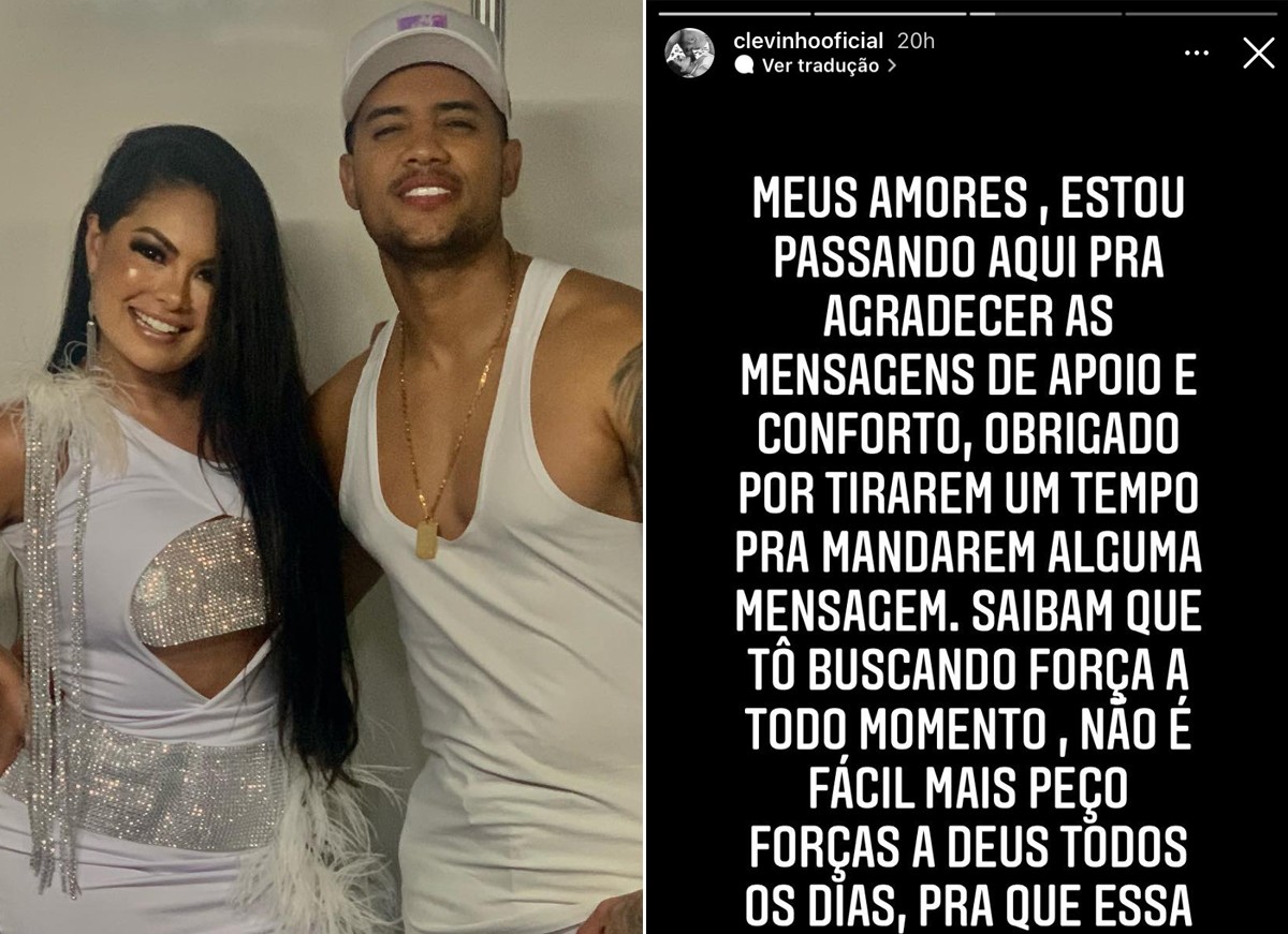 Clevinho Santos fala sobre a falta de Paulinha Abelha (Foto: Reprodução / Instagram)