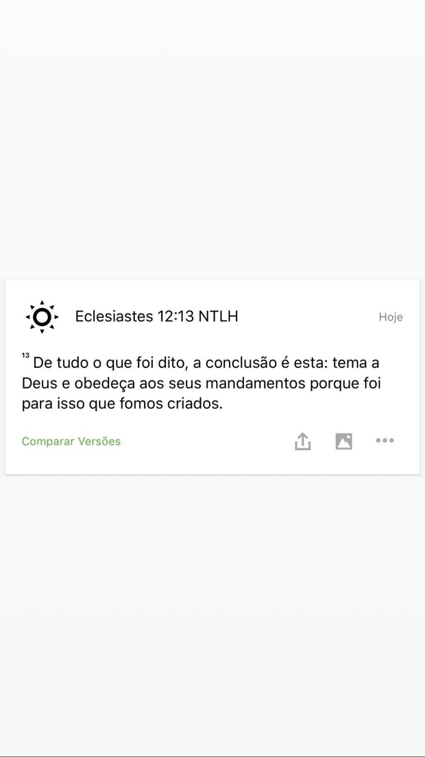 Neymar posta mensagem bíblica após término (Foto: Reprodução/Instagram)