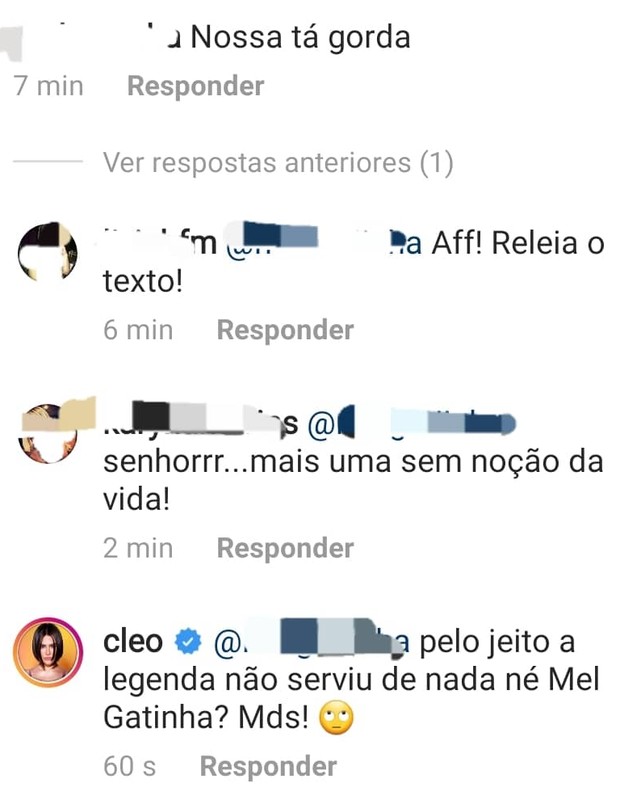 Cleo (Foto: Instagram/Reprodução)