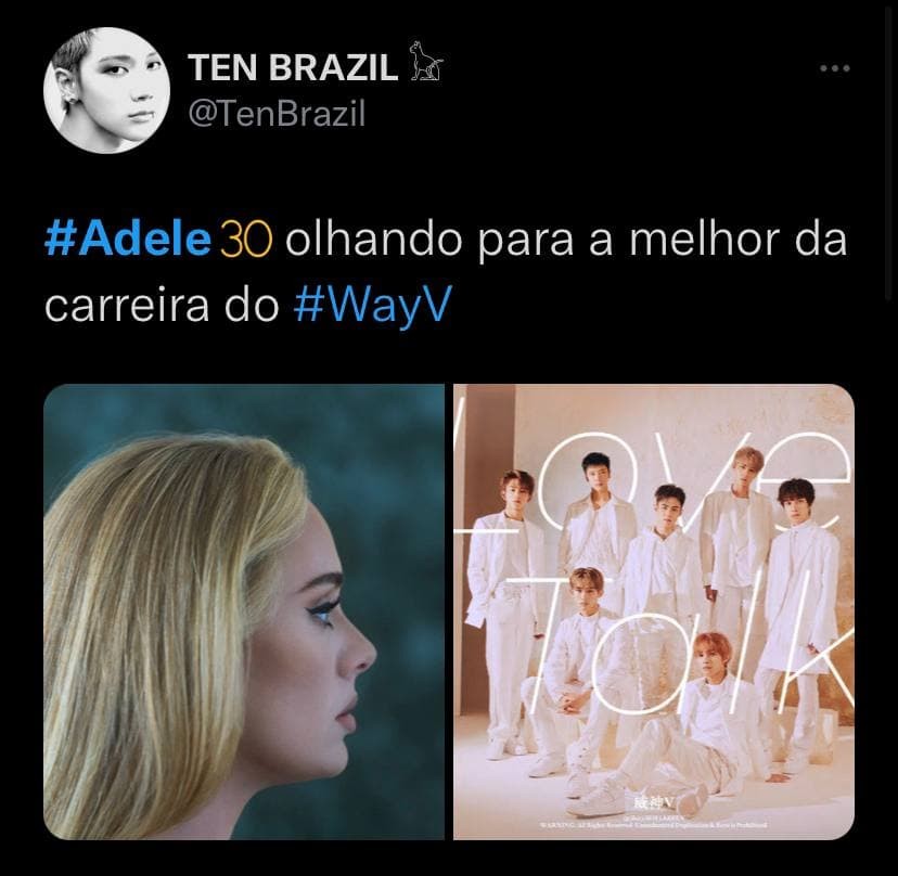 Fãs fazem meme com capa de CD de Adele (Foto: Reprodução / Instagram)