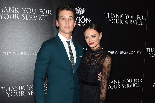 Miles Teller e Keleigh Sperry (Foto: Getty Images)