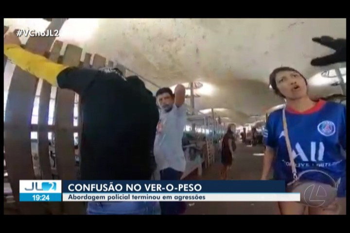 Câmera na farda de PM registra abordagem policial que terminou em confusão no Ver-O-Peso, em Belém
