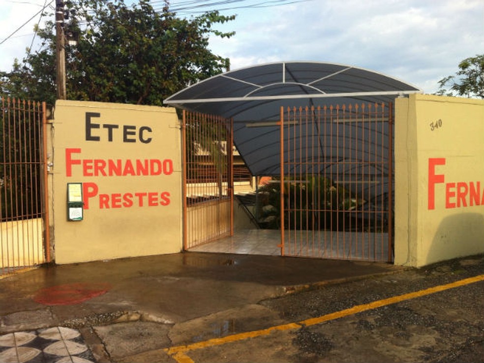 Etec Fernando Prestes, em Sorocaba, SP — Foto: Moisés Soares/ TV TEM/Arquivo