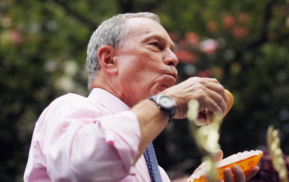 O ex-prefeito de Nova York e bilionÃ¡rio Michael Bloomberg (Foto:  Mario Tama/Getty Images/AFP)