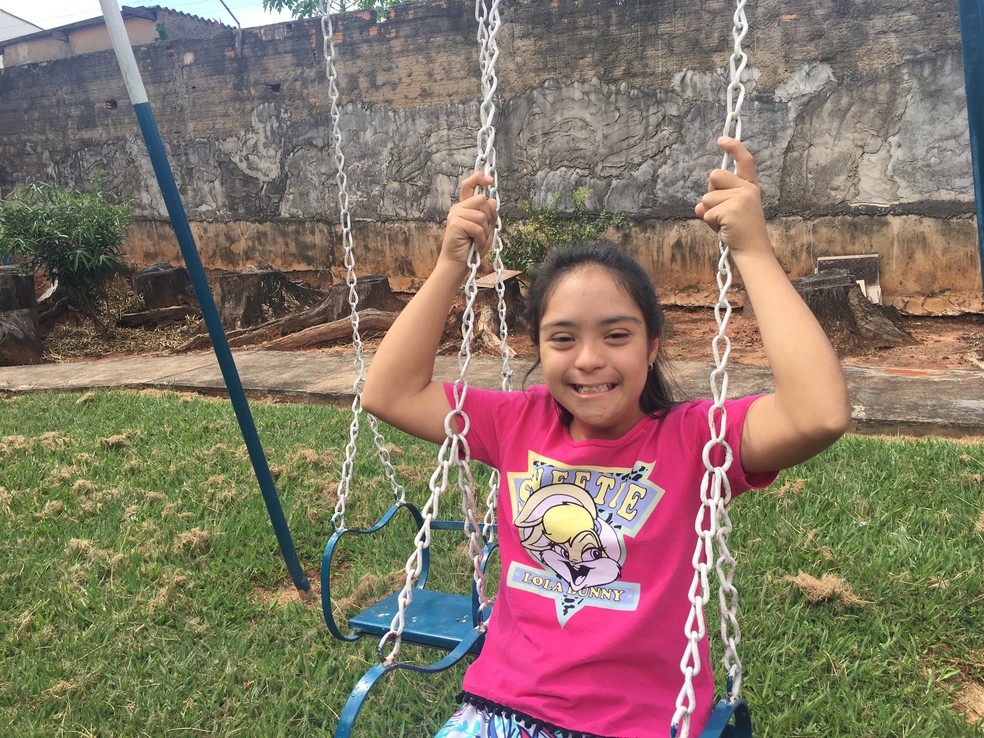 Ana Clara, de 12 anos — Foto: Aline Costa/G1