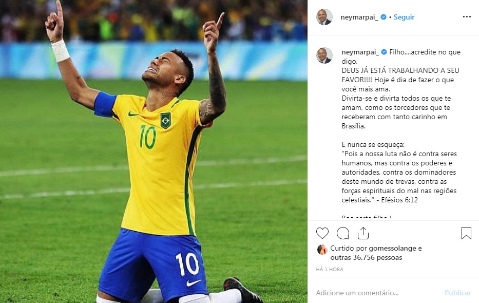 Neymar pai (Foto: Reprodução/Instagram)
