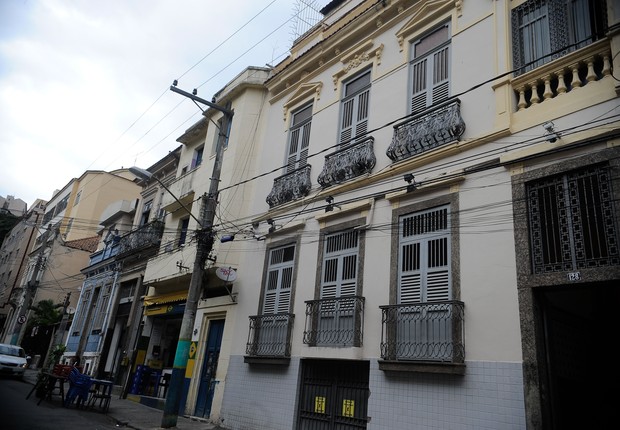 O sobrado número 128 da Rua André Cavalcanti, no Centro do Rio de Janeiro, está entre os imóveis da União irão a leilão. No local funciona o Sindaut (Foto: Fernando Frazão/Agência Brasil)