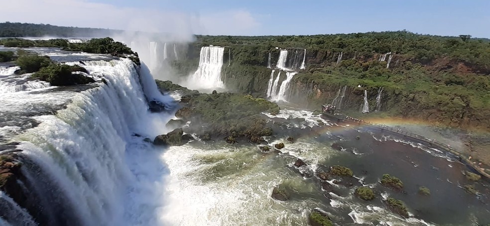 As Cataratas do Iguaçu são o principal atrativo do Parque Nacional do Iguaçu - Foto: Nilton Rolin/PNI