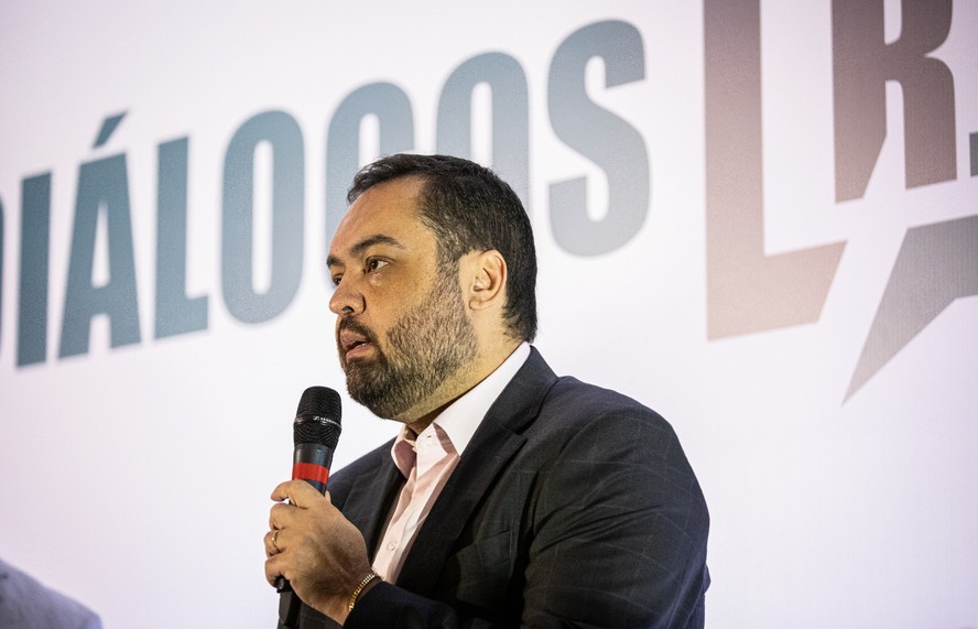 Arquivo / Cláudio Castro, governador do Rio, no evento Diálogos RJ, realizado pelo GLOBO
