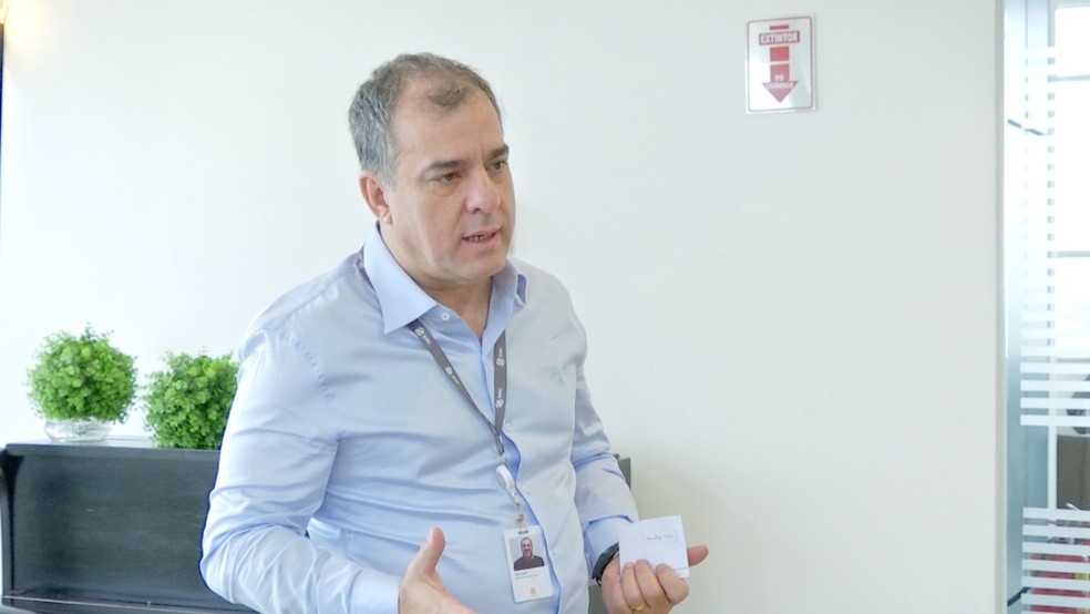 Diretor de Jornalismo da Rede Matogrossense de Comunicação (RMC), Orlando Loureiro, participou da reunião (Foto: TVCA/ Reprodução)