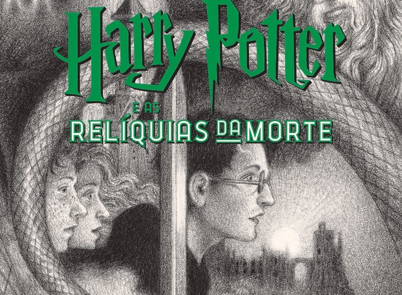 Parte da capa da nova edição de Harry Potter e as Relíquias da Morte (Foto: Divulgação)