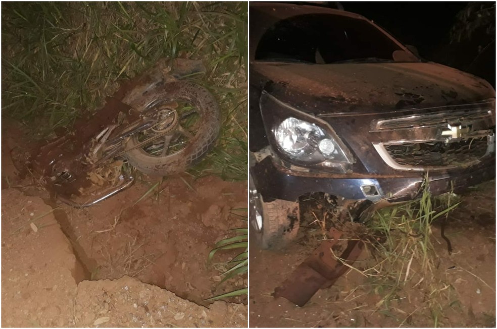 Adolescente de 16 anos morre apÃ³s colidir motocicleta contra carro em estrada do AC â Foto: ReproduÃ§Ã£o