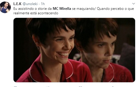 Vídeo de MC Mirella gera memes (Foto: Reprodução / Twitter)