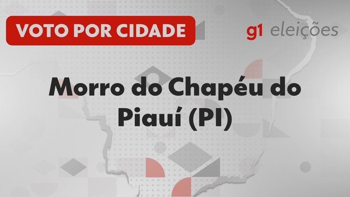 Eleições Em Morro Do Chapéu Do Piauí Pi Veja Como Foi A Votação No 1º Turno Piauí G1 