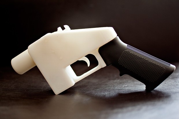 Liberator: revolver montado a partir de peças impressas em 3D (Foto: Divulgação)