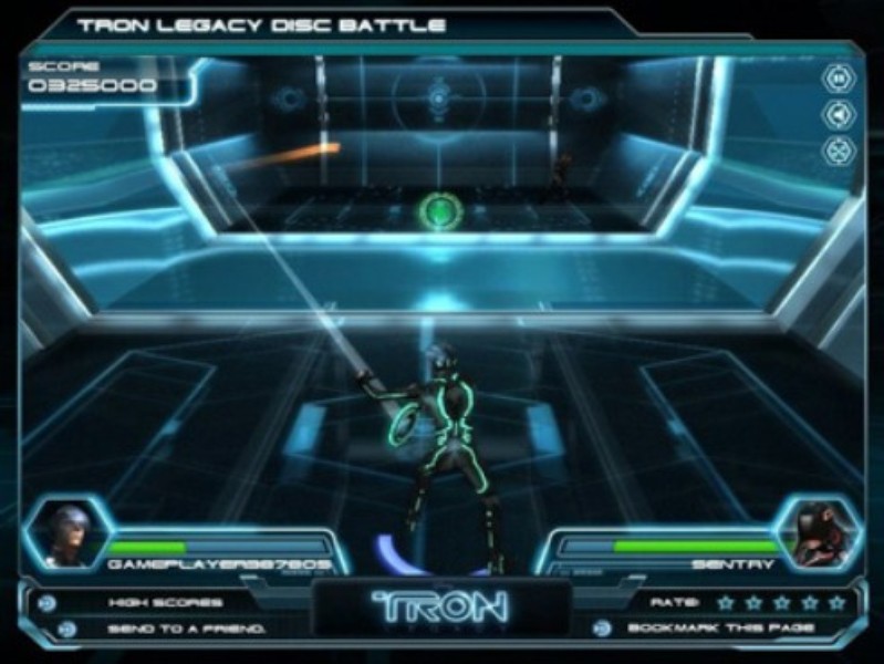 tron legacy game disk battle